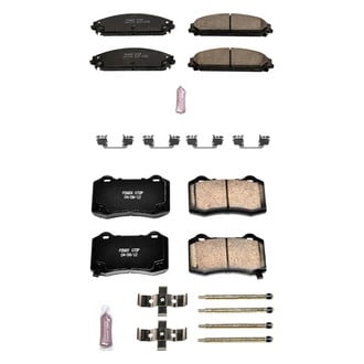 PowerStop® - Z23 Evolution Sport Performance Carbon-Fiber Ceramic Front and Rear Brake Pad Set