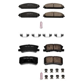 PowerStop® - Z23 Evolution Sport Performance Carbon-Fiber Ceramic Front and Rear Brake Pad Set