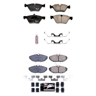 PowerStop® - Z23 Evolution Sport Performance Carbon-Fiber Ceramic Front and Rear Brake Pad Set