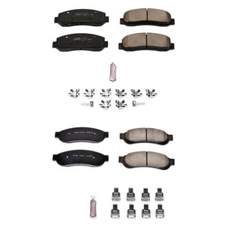 PowerStop® - Z23 Evolution Sport Performance Carbon-Fiber Ceramic Front and Rear Brake Pad Set