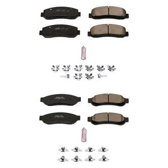 PowerStop® - Z23 Evolution Sport Performance Carbon-Fiber Ceramic Front and Rear Brake Pad Set