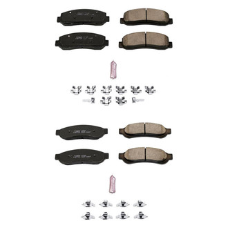 PowerStop® - Z23 Evolution Sport Performance Carbon-Fiber Ceramic Front and Rear Brake Pad Set