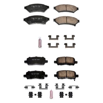 PowerStop® - Z23 Evolution Sport Performance Carbon-Fiber Ceramic Front and Rear Brake Pad Set