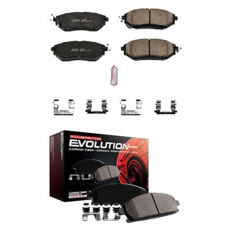 PowerStop® - Z23 Evolution Sport Performance Carbon-Fiber Ceramic Front and Rear Brake Pad Set