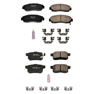 PowerStop® - Z23 Evolution Sport Performance Carbon-Fiber Ceramic Front and Rear Brake Pad Set