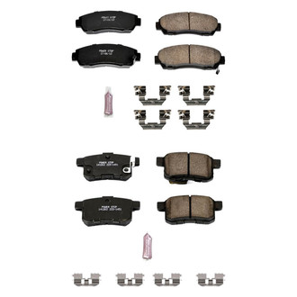 PowerStop® - Z23 Evolution Sport Performance Carbon-Fiber Ceramic Front and Rear Brake Pad Set