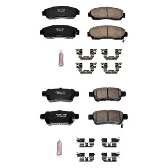 PowerStop® - Z23 Evolution Sport Performance Carbon-Fiber Ceramic Front and Rear Brake Pad Set
