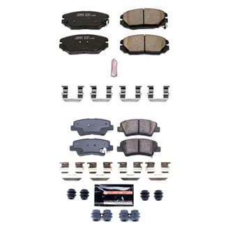 PowerStop® - Z23 Evolution Sport Performance Carbon-Fiber Ceramic Front and Rear Brake Pad Set