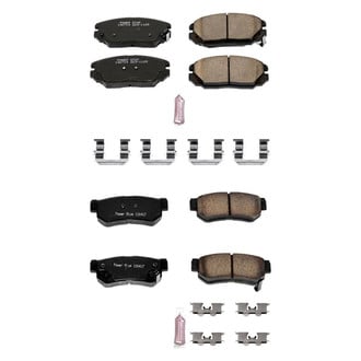 PowerStop® - Z23 Evolution Sport Performance Carbon-Fiber Ceramic Front and Rear Brake Pad Set