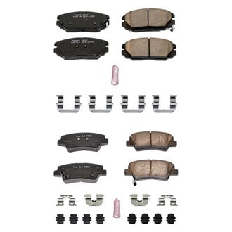 PowerStop® - Z23 Evolution Sport Performance Carbon-Fiber Ceramic Front and Rear Brake Pad Set