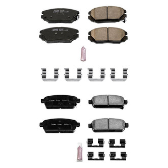 PowerStop® - Z23 Evolution Sport Performance Carbon-Fiber Ceramic Front and Rear Brake Pad Set