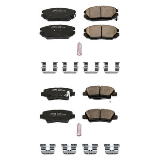 PowerStop® - Z23 Evolution Sport Performance Carbon-Fiber Ceramic Front and Rear Brake Pad Set