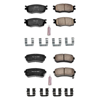 PowerStop® - Z23 Evolution Sport Performance Carbon-Fiber Ceramic Front and Rear Brake Pad Set