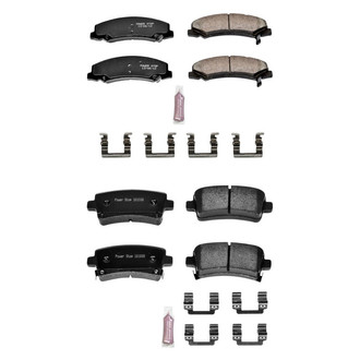 PowerStop® - Z23 Evolution Sport Performance Carbon-Fiber Ceramic Front and Rear Brake Pad Set