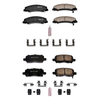 PowerStop® - Z23 Evolution Sport Performance Carbon-Fiber Ceramic Front and Rear Brake Pad Set