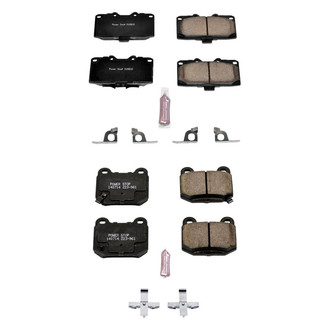 PowerStop® - Z23 Evolution Sport Performance Carbon-Fiber Ceramic Front and Rear Brake Pad Set