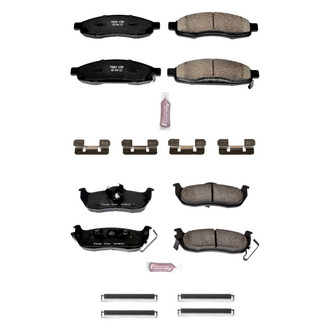 PowerStop® - Z23 Evolution Sport Performance Carbon-Fiber Ceramic Front and Rear Brake Pad Set
