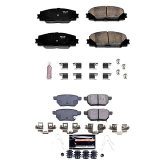 PowerStop® - Z23 Evolution Sport Performance Carbon-Fiber Ceramic Front and Rear Brake Pad Set