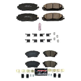 PowerStop® - Z23 Evolution Sport Performance Carbon-Fiber Ceramic Front and Rear Brake Pad Set