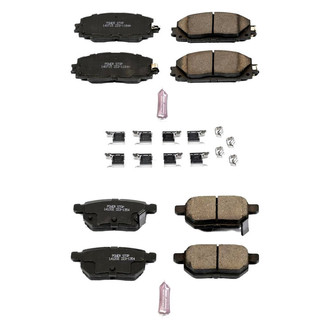 PowerStop® - Z23 Evolution Sport Performance Carbon-Fiber Ceramic Front and Rear Brake Pad Set