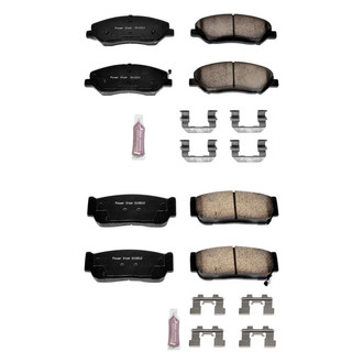 PowerStop® - Z23 Evolution Sport Performance Carbon-Fiber Ceramic Front and Rear Brake Pad Set