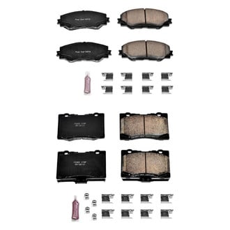 PowerStop® - Z23 Evolution Sport Performance Carbon-Fiber Ceramic Front and Rear Brake Pad Set