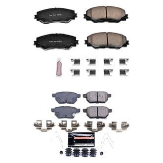 PowerStop® - Z23 Evolution Sport Performance Carbon-Fiber Ceramic Front and Rear Brake Pad Set