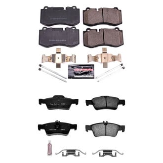PowerStop® - Z23 Evolution Sport Performance Carbon-Fiber Ceramic Front and Rear Brake Pad Set