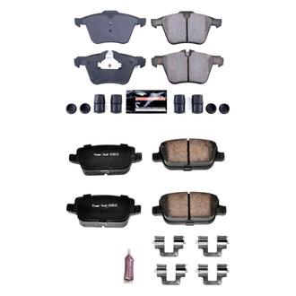 PowerStop® - Z23 Evolution Sport Performance Carbon-Fiber Ceramic Front and Rear Brake Pad Set