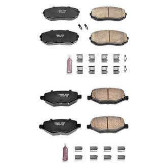 PowerStop® - Z23 Evolution Sport Performance Carbon-Fiber Ceramic Front and Rear Brake Pad Set