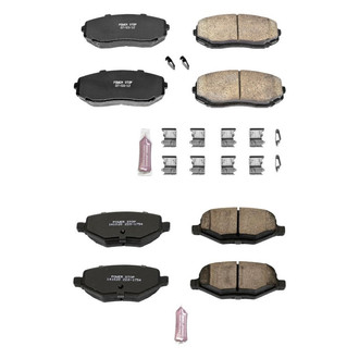 PowerStop® - Z23 Evolution Sport Performance Carbon-Fiber Ceramic Front and Rear Brake Pad Set