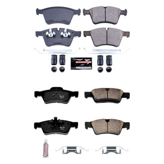 PowerStop® - Z23 Evolution Sport Performance Carbon-Fiber Ceramic Front and Rear Brake Pad Set