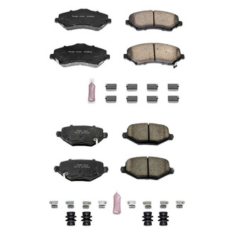 PowerStop® - Z23 Evolution Sport Performance Carbon-Fiber Ceramic Front and Rear Brake Pad Set