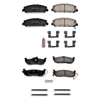 PowerStop® - Z23 Evolution Sport Performance Carbon-Fiber Ceramic Front and Rear Brake Pad Set