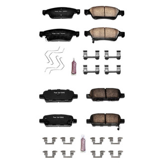 PowerStop® - Z23 Evolution Sport Performance Carbon-Fiber Ceramic Front and Rear Brake Pad Set
