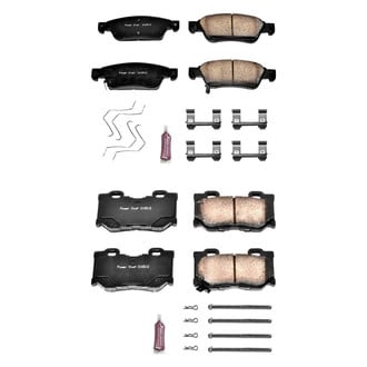 PowerStop® - Z23 Evolution Sport Performance Carbon-Fiber Ceramic Front and Rear Brake Pad Set
