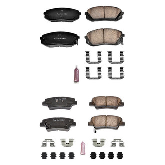 PowerStop® - Z23 Evolution Sport Performance Carbon-Fiber Ceramic Front and Rear Brake Pad Set