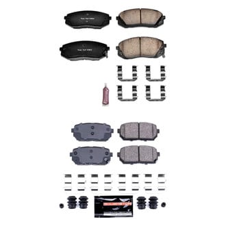PowerStop® - Z23 Evolution Sport Performance Carbon-Fiber Ceramic Front and Rear Brake Pad Set
