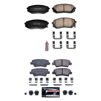 PowerStop® - Z23 Evolution Sport Performance Carbon-Fiber Ceramic Front and Rear Brake Pad Set
