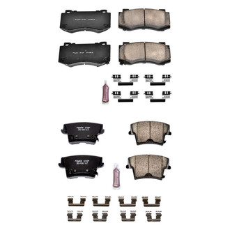 PowerStop® - Z23 Evolution Sport Performance Carbon-Fiber Ceramic Front and Rear Brake Pad Set