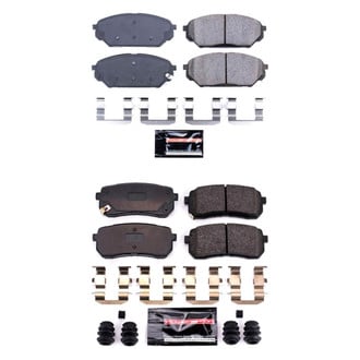 PowerStop® - Z23 Evolution Sport Performance Carbon-Fiber Ceramic Front and Rear Brake Pad Set