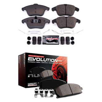 PowerStop® - Z23 Evolution Sport Performance Carbon-Fiber Ceramic Front and Rear Brake Pad Set