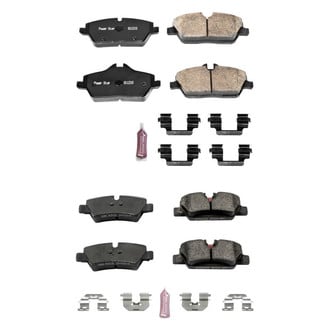 PowerStop® - Z23 Evolution Sport Performance Carbon-Fiber Ceramic Front and Rear Brake Pad Set