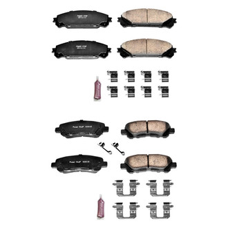 PowerStop® - Z23 Evolution Sport Performance Carbon-Fiber Ceramic Front and Rear Brake Pad Set