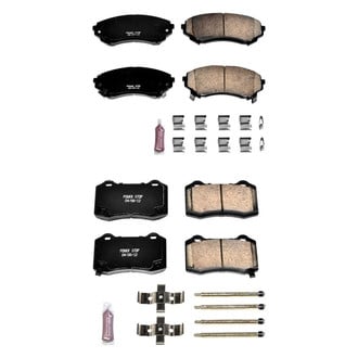 PowerStop® - Z23 Evolution Sport Performance Carbon-Fiber Ceramic Front and Rear Brake Pad Set