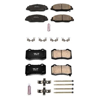 PowerStop® - Z23 Evolution Sport Performance Carbon-Fiber Ceramic Front and Rear Brake Pad Set
