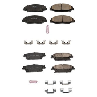 PowerStop® - Z23 Evolution Sport Performance Carbon-Fiber Ceramic Front and Rear Brake Pad Set