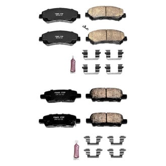 PowerStop® - Z23 Evolution Sport Performance Carbon-Fiber Ceramic Front and Rear Brake Pad Set