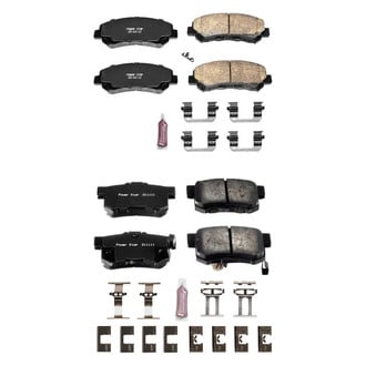 PowerStop® - Z23 Evolution Sport Performance Carbon-Fiber Ceramic Front and Rear Brake Pad Set