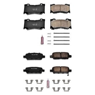 PowerStop® - Z23 Evolution Sport Performance Carbon-Fiber Ceramic Front and Rear Brake Pad Set